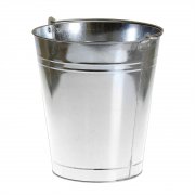 <b>Galvanized metal buckets</b>